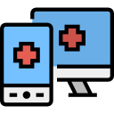 Health screenings and monitoring icon