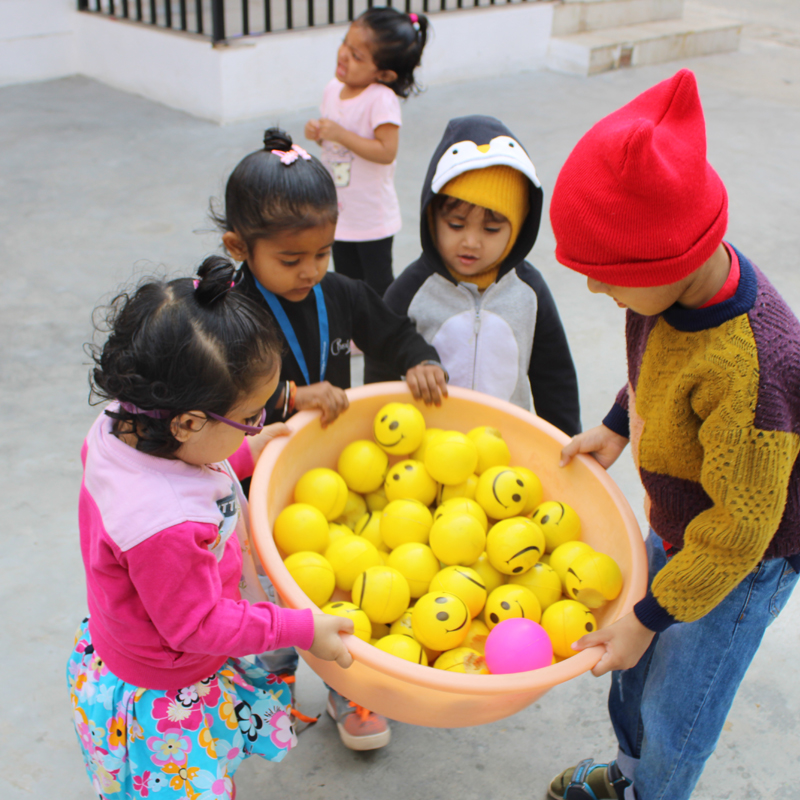 Young toddlers program - children in safe learning environment